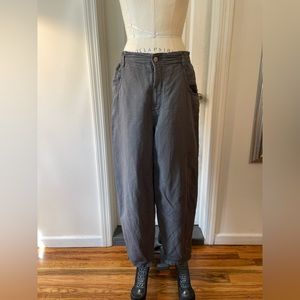 Zara flowy harem pants with elastic waist